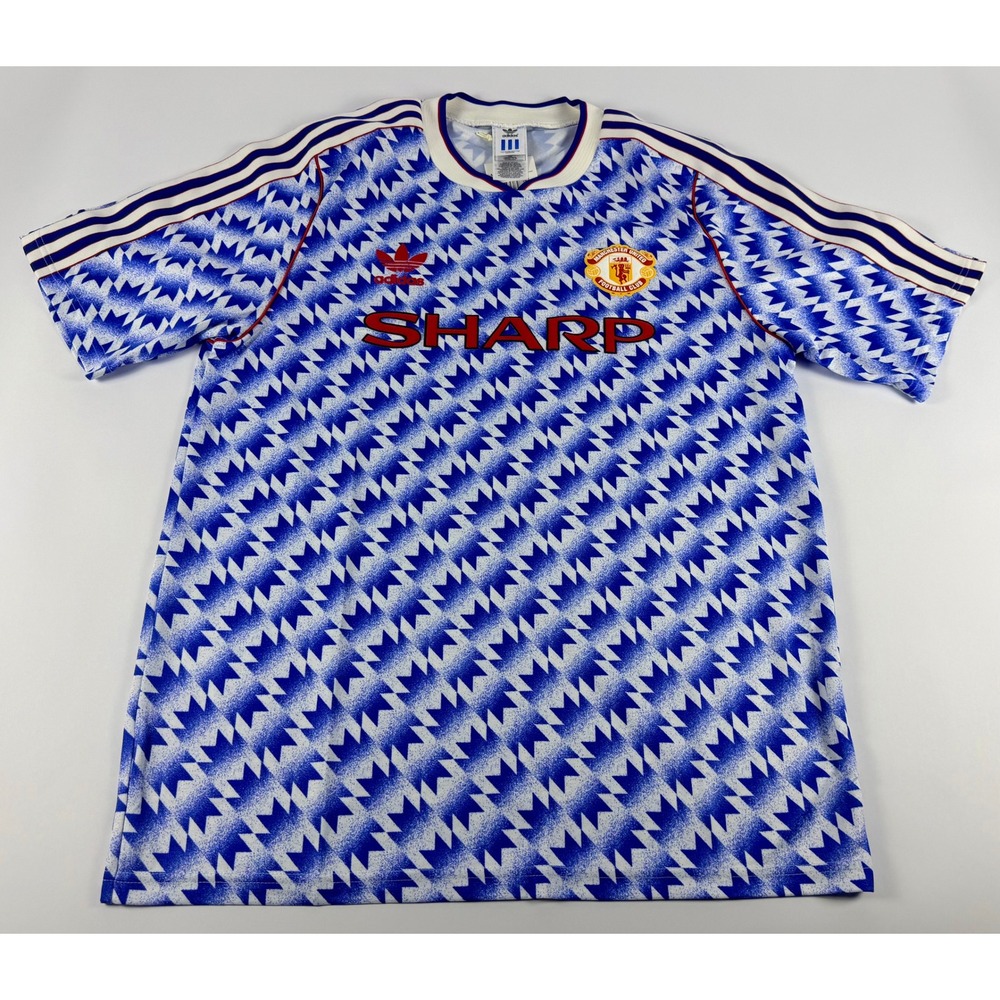 Adidas Manchester United 1990-92 Retro Away Jersey Men's L JM5495 NWT Reissue